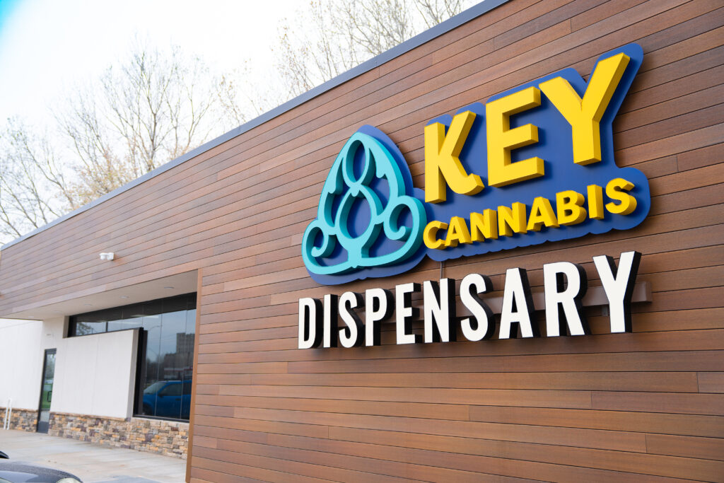 Exterior of Key Cannabis Dispensary